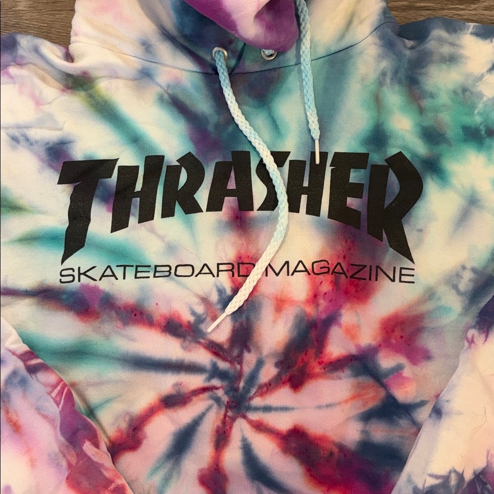 Thrasher Multicolor Tie-Dye Hoodie - Picture 2 of 5